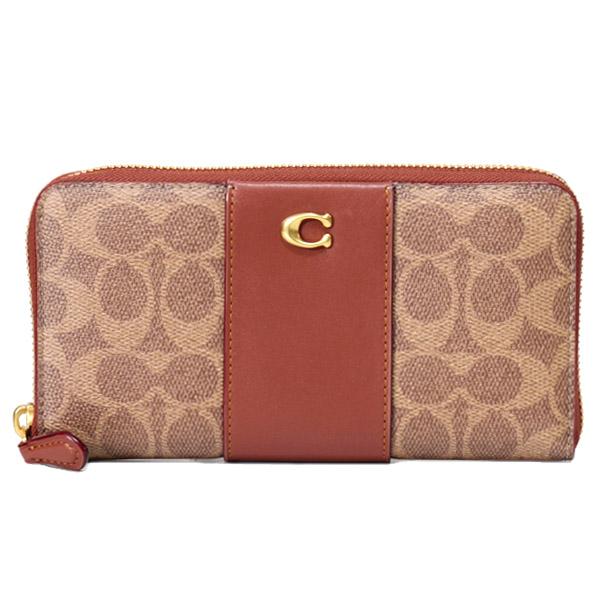 COACH（コーチ） 長財布 コーティングキャンバス レザー シグネチャー