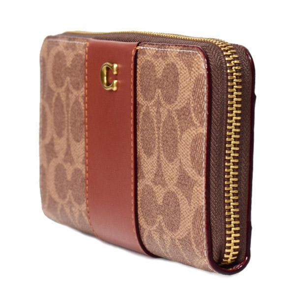 COACH（コーチ） 長財布 コーティングキャンバス レザー シグネチャー
