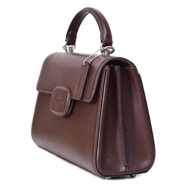 COACH（コーチ） バッグ レザー エライザ ロゴ トップ ハンドル