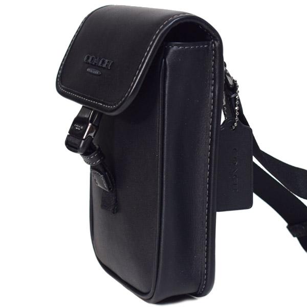 COACH（コーチ） メンズ スマホショルダー カーフレザー レーサー