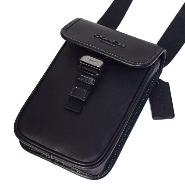 COACH（コーチ） メンズ スマホショルダー カーフレザー レーサー