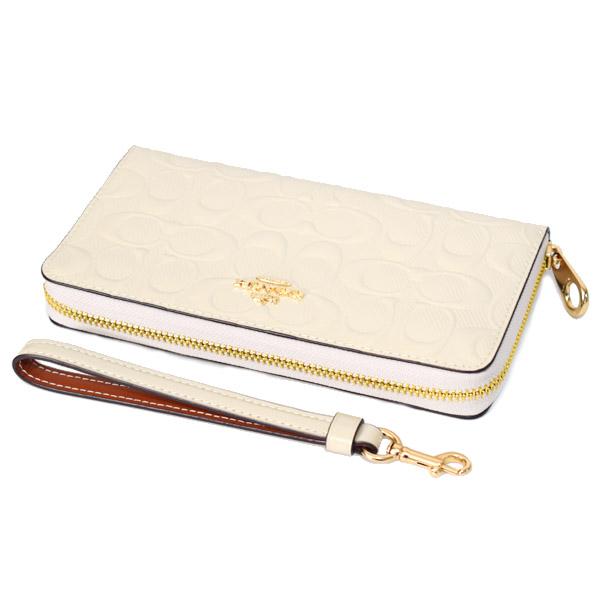 COACH（コーチ） 長財布 パテントレザー シグネチャー ロゴ 型押し