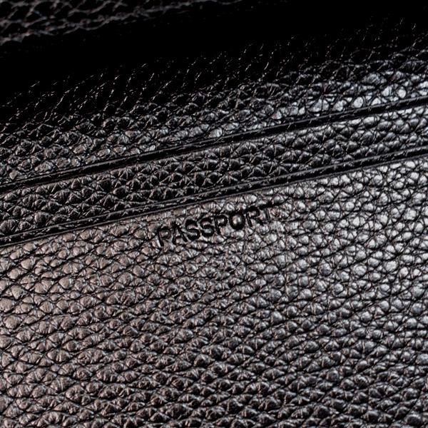 コーチ パスポートケース COACH ペブルレザー ロゴ パスポート ケース ファスナー付き カードケース ブラック CU131 | COACH | 05