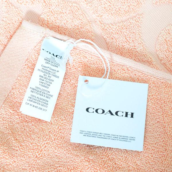 COACH（コーチ） バスタオル コットン100% シグネチャー 大判 ふわふわ
