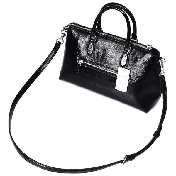 COACH（コーチ） バッグ パテントレザー ジョージア サッチェル ロゴ