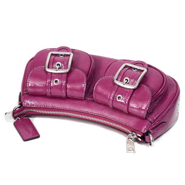 COACH（コーチ） バッグ パテントレザー アシュトン バゲット 2way 