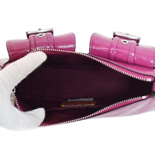 COACH コーチ バッグ パテントレザー アシュトン バゲット 2way