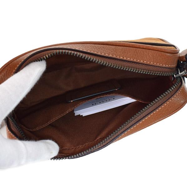 COACH（コーチ） メンズ バッグ スエード レザー ジェイデン ロゴ 2WAY