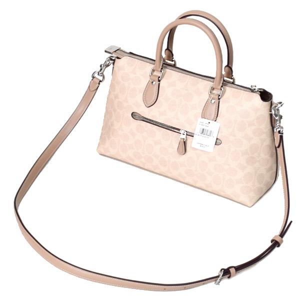 COACH（コーチ） バッグ コーティングキャンバス レザー シグネチャー 