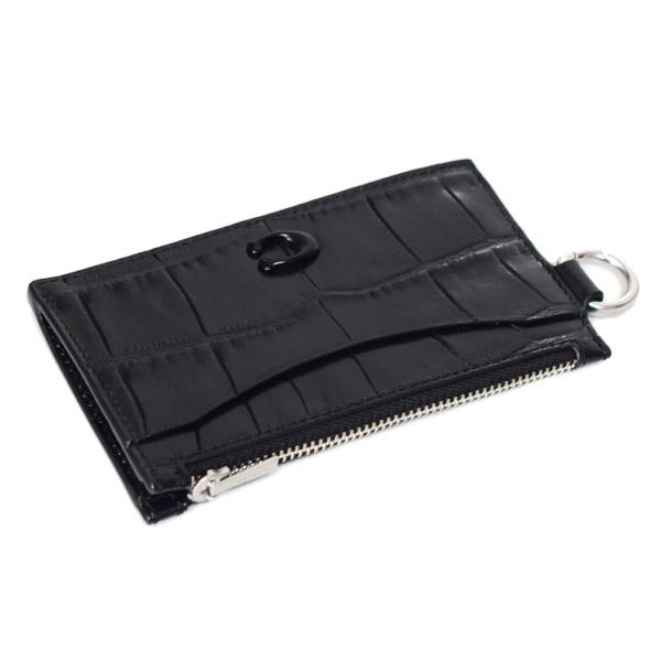 最終価格！coach ★カードケース　クロコダイル　フラグメント　ケース COACH（コーチ） メンズ カードケース クロコダイル エンボスドレザー
