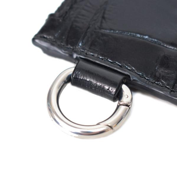 COACH（コーチ） メンズ カードケース クロコダイル エンボスドレザー