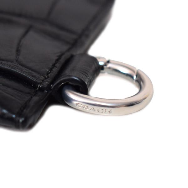 最終価格！coach ★カードケース　クロコダイル　フラグメント　ケース COACH（コーチ） メンズ カードケース クロコダイル エンボスドレザー