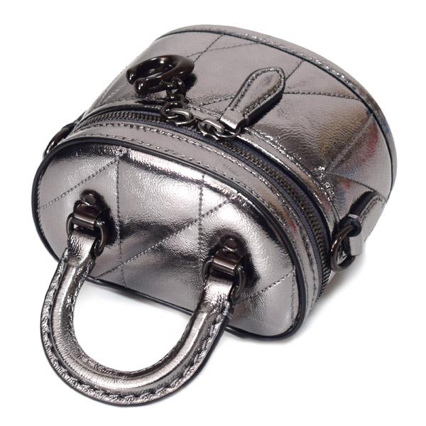 COACH（コーチ） バッグ レザー メタリック キルティング トレイル 12