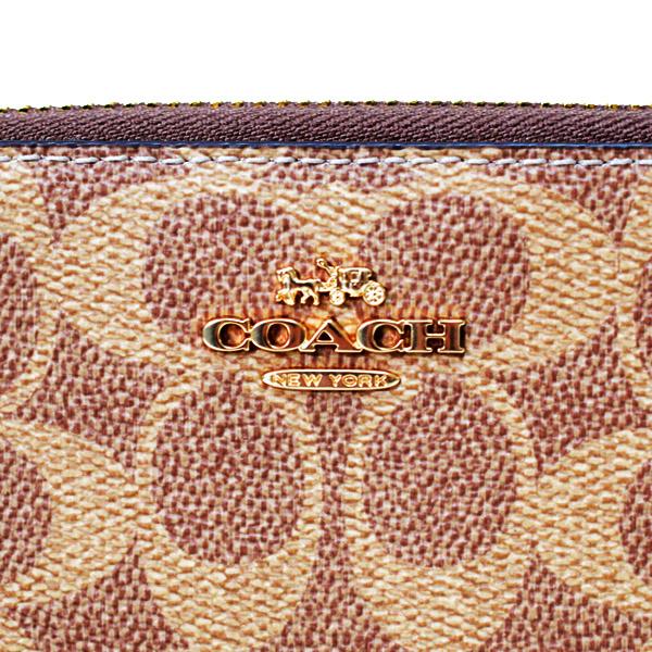 COACH（コーチ） 長財布 コーティングキャンバス レザー シグネチャー