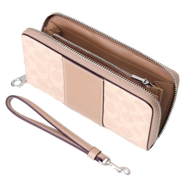 コーチ 長財布 COACH コーティングキャンバス スムースレザー シグネチャー COACH（コーチ） 長財布 コーティングキャンバス レザー シグネチャー