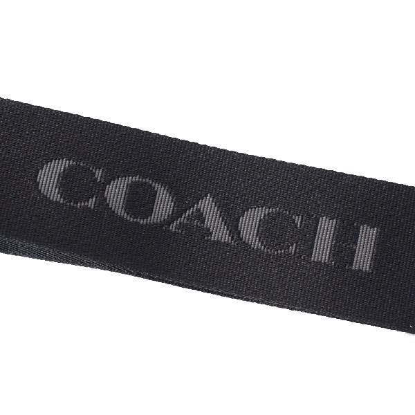 【美品】COACH ボディバッグ スリングバッグ ミニバック レザー ブラック COACH（コーチ） 国内発送 バッグ メンズ ボディバッグ レザー