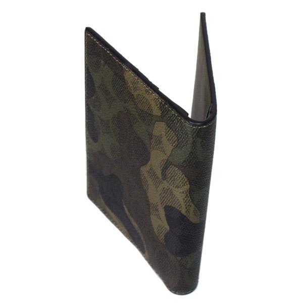 COACH コーチ パスポートケース コーティングキャンバス レザー