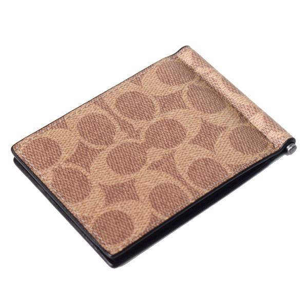 コーチ 財布 メンズ COACH シグネチャー マネークリップ COACH（コーチ） メンズ 財布 コーティングキャンバス レザー