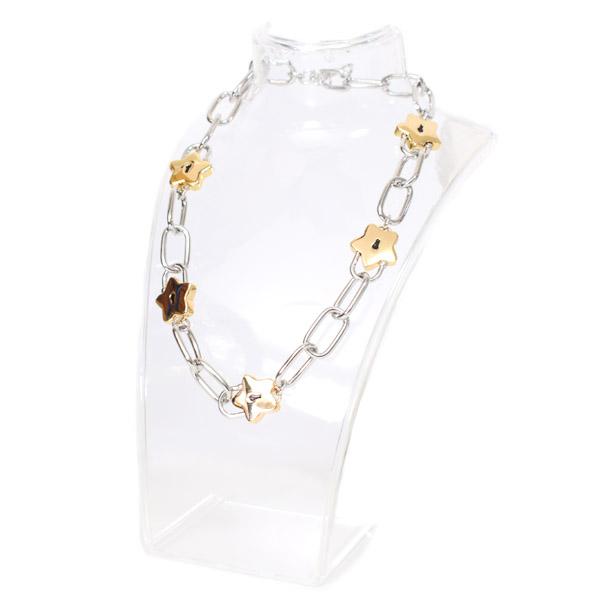 COACH（コーチ） ネックレス プレーテッドブラス スター パッド ロック