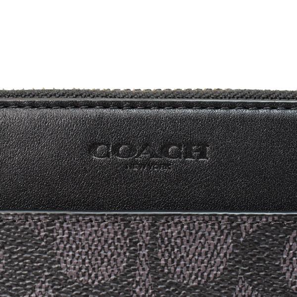COACH（コーチ） メンズ 長財布 コーティングキャンバス レザー