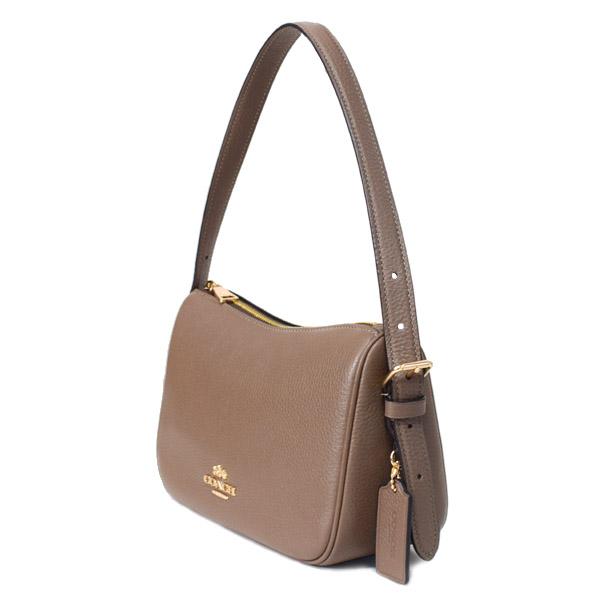 COACH（コーチ） バッグ ぺブルレザー ケイリー ロゴ 3WAY クロス