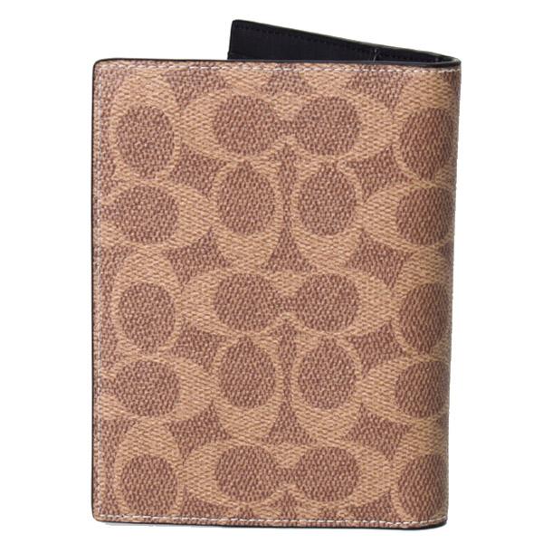 COACH（コーチ） パスポートケース コーティングキャンバス レザー