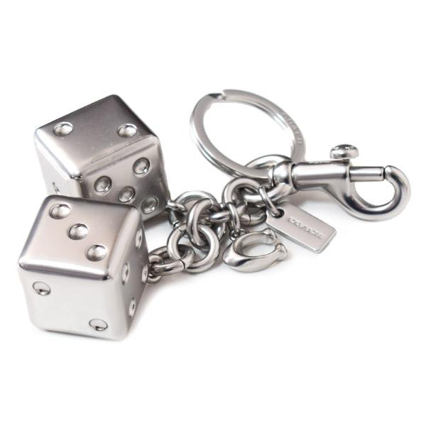 COACH（コーチ） キーホルダー メタル ダイス サイコロ キューブ