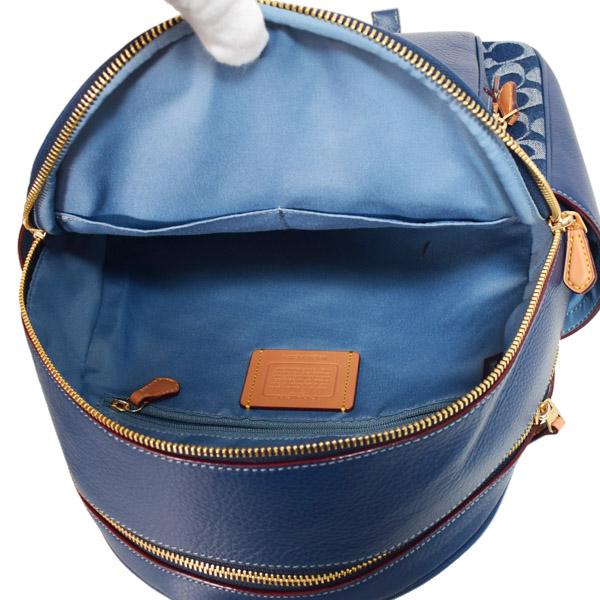 COACH コーチ バッグ デニム レザー シグネチャー ダブルジップ COACH コーチ バッグ デニム レザー シグネチャー ダブルジップ