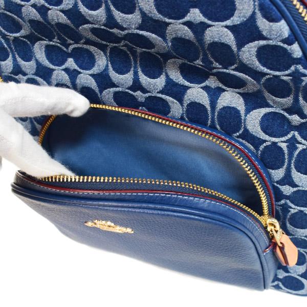 COACH コーチ バッグ デニム レザー シグネチャー ダブルジップ COACH コーチ バッグ デニム レザー シグネチャー ダブルジップ