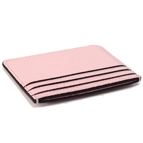 ケイトスペード カードケース katespade ぺブルレザー グリッター ラメ ロゴ スモール スリム カードホルダー 名刺入れ 定期入れ パスケース ローズスモーク K4706 kate spade NEW YORK（ケイト・スペード ニューヨーク） ケイト