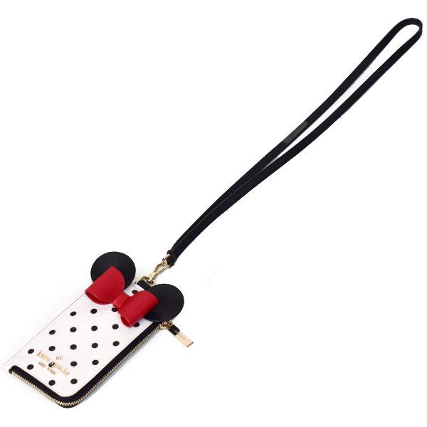 ケイトスペード 新品 Xディズニー カードケース ミニーマウス スリム カード ディズニー X ケイト・スペード ニューヨーク ミニーマウス スモール