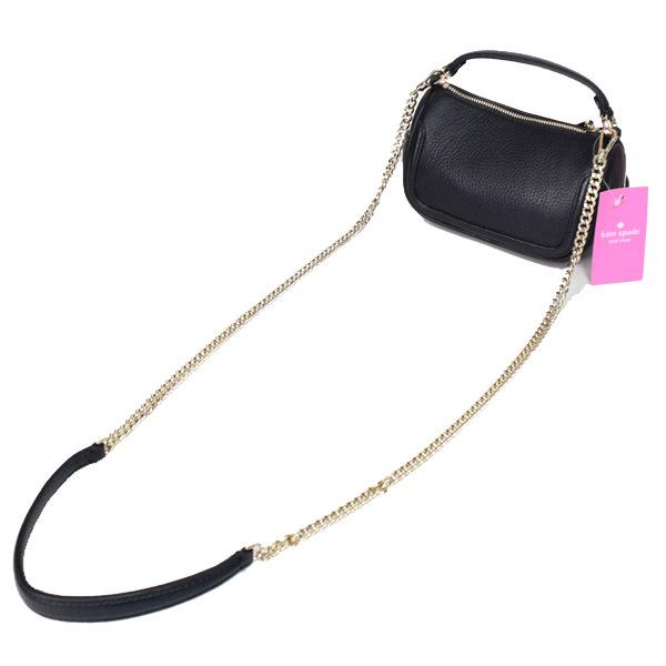 ケイトスペード バッグ katespade レザー マイクロ クロスボディー 2WAY 斜めがけ ショルダー ポシェット ハンドバッグ ブラック K7335_1
