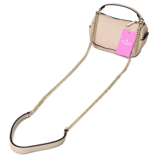 ケイトスペード バッグ katespade レザー マイクロ クロスボディー 2WAY 斜めがけ ショルダー ポシェット ハンドバッグ ライトサンド K7335