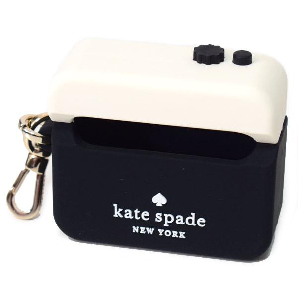 「正規品」 ケイトスペード airpods pro エアーポッズ プロ ケース katespade シリコン カメラ型 ケース エアーポッズプロ 3rd パーチメント K8141