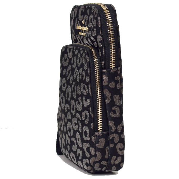 新品 ケイトスペード kate spade ショルダーバッグ レオパード ダブルジップ ドームクロスボディ マルチ kate spade NEW YORK - 新品 ケイトスペード kate spade ショルダー