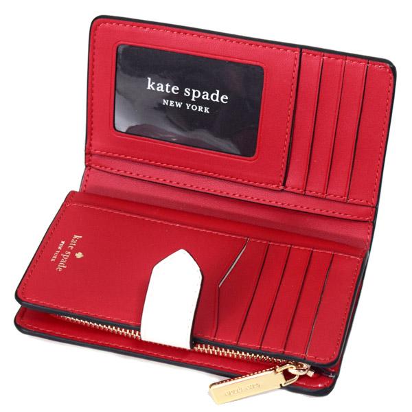 ケイトスペード 財布 katespade レザー ステイシー てんとう虫 ロゴ