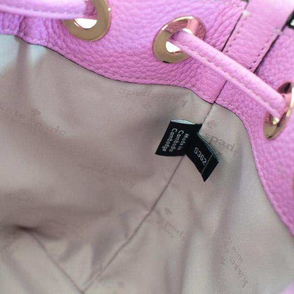 ケイトスペード バッグ katespade 巾着 バケツ型 ペブルレザー エマ スモール バケット 2way 斜めがけ ショルダー ハンドバッグ マンデビラ KK071 kate spade NEW YORK（ケイト・スペード ニューヨーク） ケイト