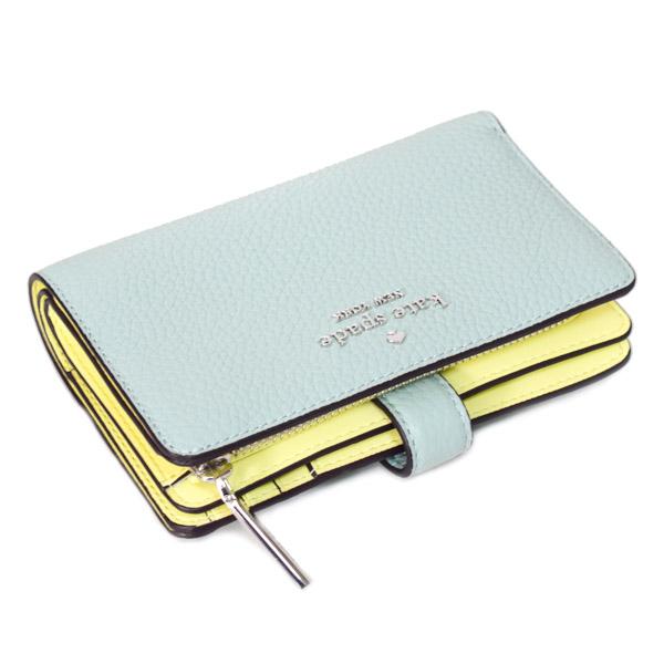 【新品】ケイトスペード KN750 財布 二つ折り財布 kate spade NEW YORK レザー ロゴ ミディアム バイフォールド ウォレット KN750 アウトレット レディース kate spade NEW YORK（ケイト・スペード ニューヨーク） ケイト