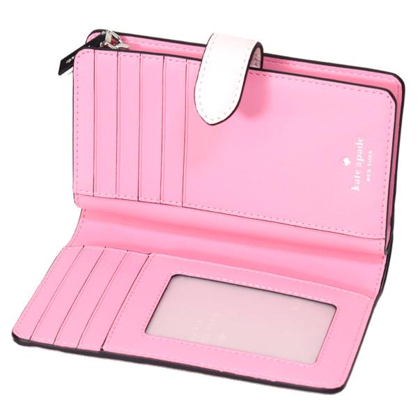【新品】ケイトスペード KN751 財布 二つ折り財布 kate spade NEW YORK レザー ロゴ ミディアム バイフォールド ウォレット アウトレット レディース kate spade NEW YORK（ケイト・スペード ニューヨーク） ケイト