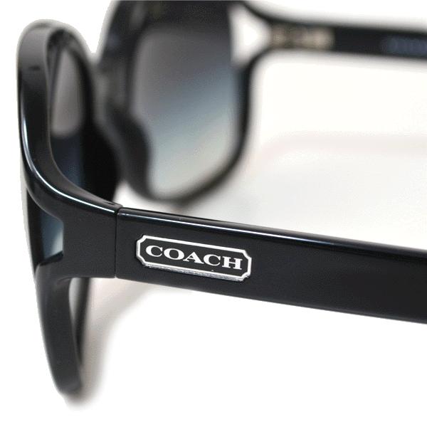 COACH サングラス ロゴ　ブラック ケース　クロス付き　コーチ　レディース黒 COACH（コーチ） サングラス ロゴ フレーム サングラス（ケース付き