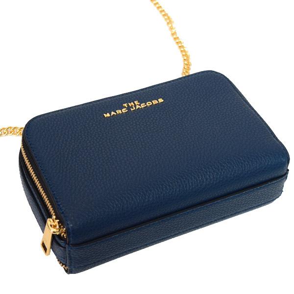 希少 マークジェイコブス ハンドバッグ レザー y2k 青系 ダブルポケット マーク ジェイコブス MARC JACOBS バッグ （ブルー） -waja bazar