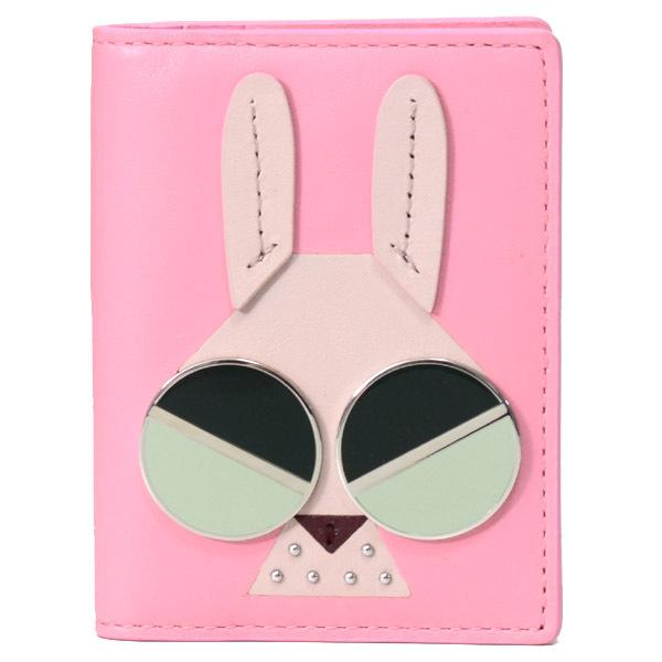 楽天市場 ケイトスペード カードケース Katespade レザー スペーダマルズ マニー バニー うさぎ 二つ折り カードケース カードホルダー ロココピンク Pwru7180 送料無料 Homeofmalones Com