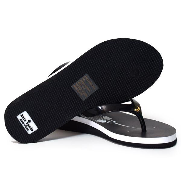 ケイトスペード サンダル katespade ニューヨーク NYC エンパイヤステートビル ラバー ビーチ サンダル ブラック S387689 kate spade NEW YORK（ケイト・スペード ニューヨーク） ケイト