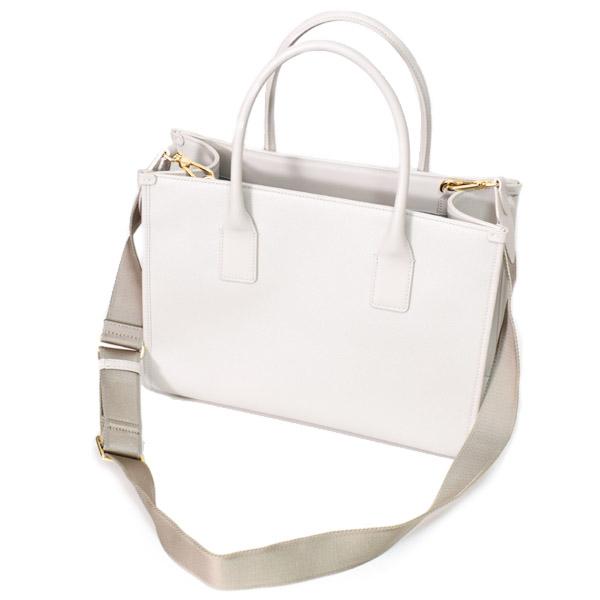 FURLA フルラ トートバッグ ロゴチャーム付 ショルダーバッグ レザー ホワイト レディース FURLA（フルラ） バッグ レザー アフロディーテ ロゴ L トート 2way