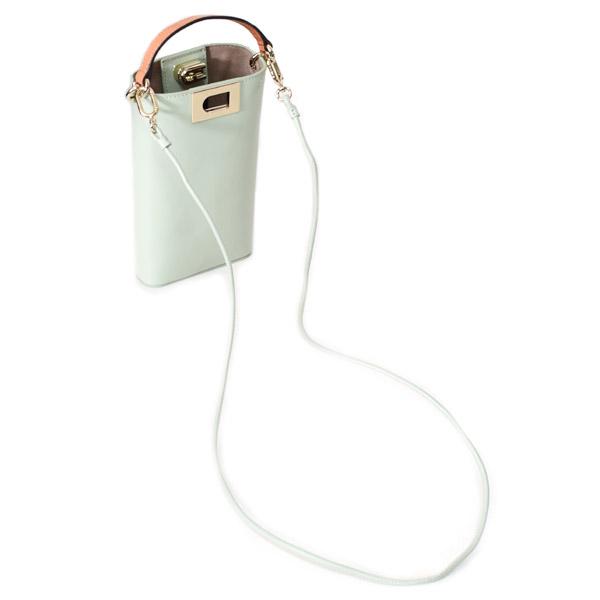 FURLA（フルラ） スマホショルダー パテントレザー バーティカル ミニ 