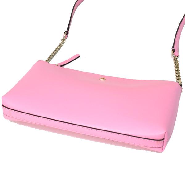 ケイトスペード バッグ katespade スムースレザー ウェラー ストリート デクラン チェーン スリム ショルダーバッグ ブライトカーネーション WKRU5065_2