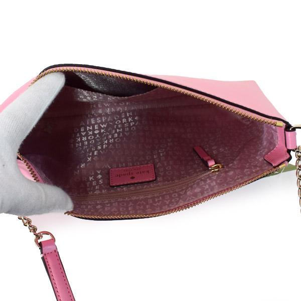 ケイトスペード バッグ katespade スムースレザー ウェラー ストリート デクラン チェーン スリム ショルダーバッグ ブライトカーネーション WKRU5065_3