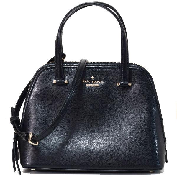 ケイトスペード バッグ katespade レザー パターソン ドライブ スモール ドーム サッチェル 2WAY ショルダー ハンドバッグ ブラック WKRU6058 kate spade NEW YORK（ケイト・スペード ニューヨーク） ケイト