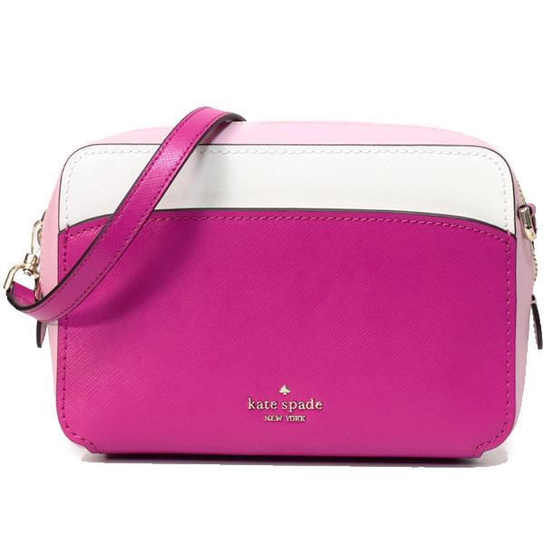 21年春夏再入荷 ケイトスペード バッグ Katespade サフィアーノレザー ローリン カラーブロック カメラバッグ 斜め掛け 2way クラッチ ショルダーバッグ ピンクマルチ Wkru7070 レビューで送料無料 Www Skylanceronline Com