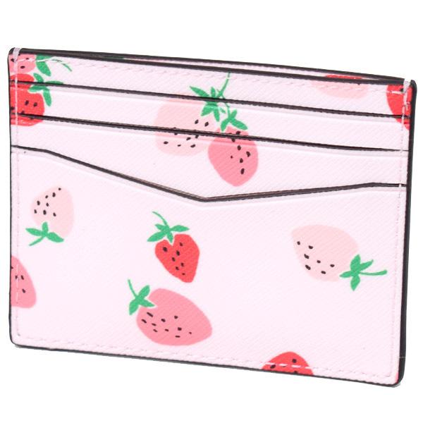 【美品】ケイトスペード　ストロベリー　ポーチ&カードケース kate spade NEW YORK（ケイト・スペード ニューヨーク） ケイト